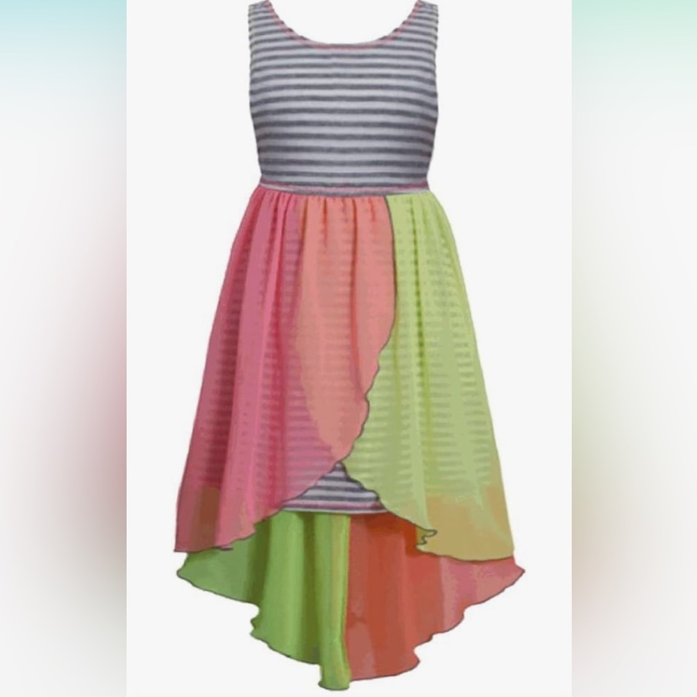 Bonnie Jean Chiffon High Low Dress